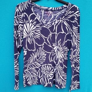 Lilly Pulitzer Mandy Tee in Bright Navy Bella